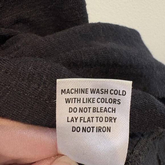 78 & Sunny Women Medium Black Button Front Tie Hem Sleeveless Casual Tank Top - Picture 10 of 11